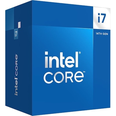 INTEL Core i7-14700 3,4 GHz 8+12 Kerne 33MB Cache Sockel 1700 (Boxed o. Lüfter) von Intel