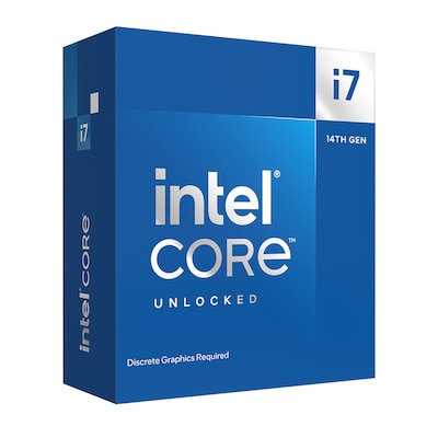 INTEL Core i7-14700KF 3,4 GHz 8+12 Kerne 33MB Cache Sockel 1700 Boxed o. Lüfter von Intel