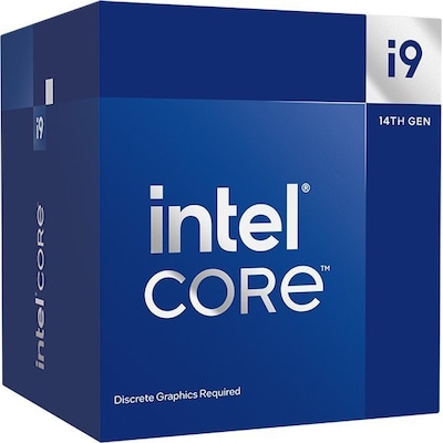 INTEL Core i9-14900F 3,2 GHz 8+16 Kerne 36MB Cache Sockel 1700 (Boxed o. Lüfter) von Intel