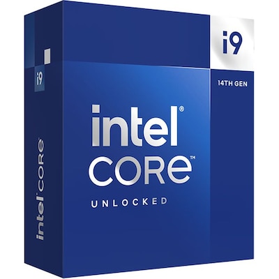 INTEL Core i9-14900K 3,2 GHz 8+16 Kerne 36MB Cache Sockel 1700 (Boxed o. Lüfter) von Intel
