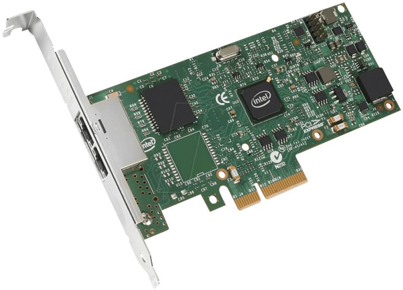 INTEL I350T2V2 - Netzwerkkarte, PCI Express, Gigabit Ethernet, 2x RJ45 von Intel