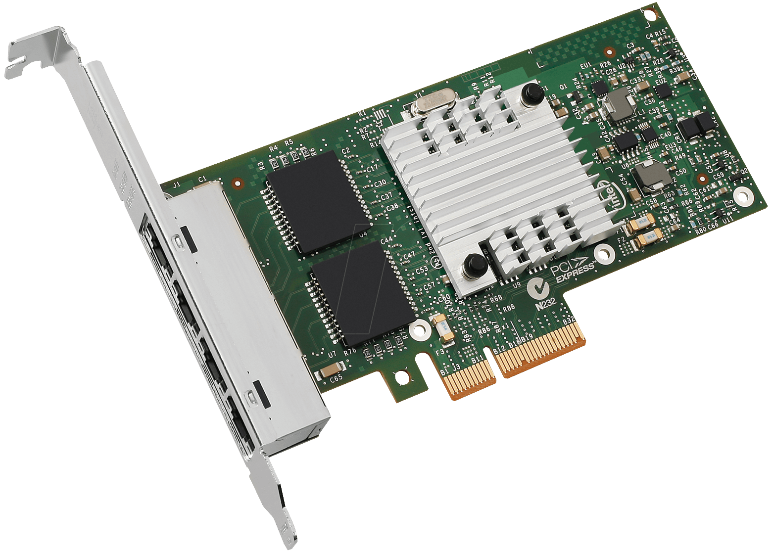 INTEL I350T4V2 - Netzwerkkarte, PCI Express, Gigabit Ethernet, 4x RJ45 von Intel