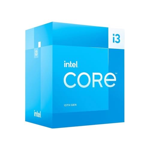 Intel® Core™ i3-13100 Desktop-Prozessor 4 Kerne (4 P-cores und 0 E-cores) 12 MB Cache, bis zu 4,5 GHz von Intel