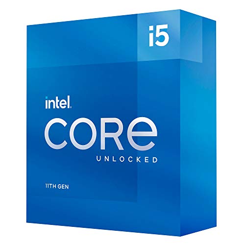 Intel® Core™ i5-11600K Desktop Prozessor 6 Kerne bis zu 4,9 GHz entsperrt LGA1200 (Intel® 500 Series & Select 400 Series Chipsatz) 125W von Intel