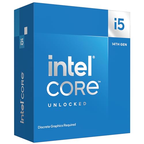 Intel® Core™ i5-14600K Gaming-Desktop-Prozessor, 14 Kerne (6 P-Kerne + 8 E-Kerne) mit integrierter Grafik - Freigeschaltet von Intel