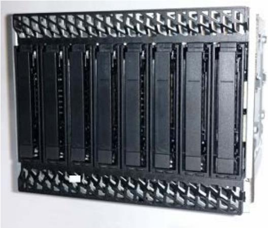 Intel 8x2.5  Dual Port SAS Hot Swap Drive Bay Kit AUP8X25S3DPDK 2.5 Carrier panel Schwarz - Edelstahl (AUP8X25S3DPDK) von Intel