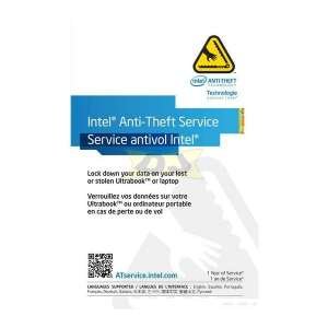 Intel Anti-Theft Technology Servicekarte gegen Diebstahl 1 Jahr Laptop oder Ultrabook Französisch/Englisch von Intel