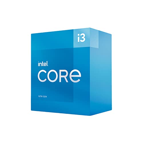 Intel Core i3-10100 Desktop-Prozessor (4 Kerne bis zu 4,3 GHz LGA1200 (Intel 400 Serie Chipsatz) 65 W, Modellnummer: BX8070110100 von Intel