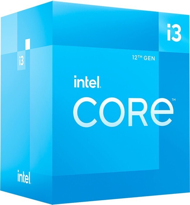 Intel Core i3-12100, 4C/8T, 3.30-4.30GHz, boxed von Intel