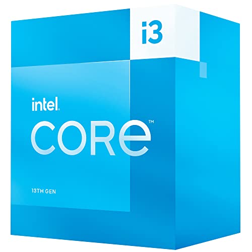 Intel Core i3-13100 Desktop-Prozessor, 4 Kerne (4 P-Kerne + 0 E-Cores) 12 MB Cache, bis zu 4,5 GHz von Intel