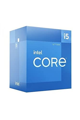 Intel Core i5-12400 12. Generation Desktop Prozessor (Basistakt: 2.5GHz, 6 Kerne, LGA1700, RAM DDR4 und DDR5 bis zu 128GB) BX8071512400 Silber von Intel