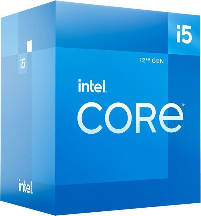 Intel Core i5 12400 - 2,5 GHz - 6 Kerne - 12 Threads - 18MB Cache-Speicher - Box (BX8071512400) von Intel