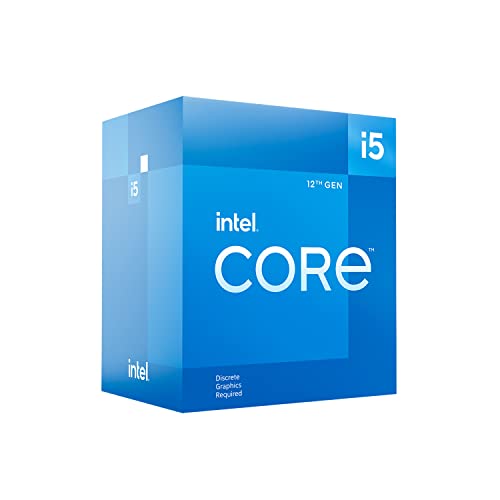 Intel Core i5-12400F 12. Generation Desktop Prozessor (Basistakt: 2.5GHz, 6 Kerne, LGA1700, RAM DDR4 und DDR5 bis zu 128GB) BX8071512400F von Intel