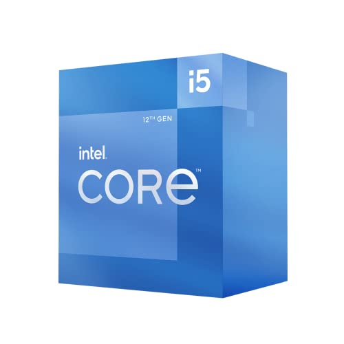Intel Core i5-12500 12. Generation Desktop Prozessor (Basistakt: 3.0GHz, 6 Kerne, LGA1700, RAM DDR4 und DDR5 bis zu 128GB) BX8071512500 von Intel