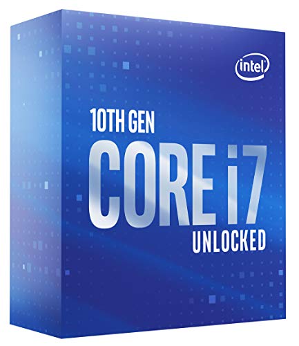 Intel Core i7-10700K Desktop-Prozessor 8 Kerne bis zu 5,1 GHz Unlocked LGA1200 (Intel 400 Series Chipset) 125W (BX8070110700K) von Intel