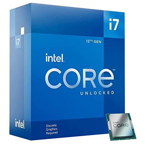 Intel Core i7-12700KF 12. Generation Desktop Prozessor (Basistakt: 3.6GHz Turboboost: 5.0GHz, 6 Kerne, LGA1700, RAM DDR4 und DDR5 bis zu 128GB) BX8071512700KF von Intel