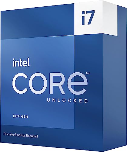 Intel Core i7-13700KF (neueste Generation) Gaming Desktop Prozessor 16 Kerne (8 P-Kerne + 8 E-Kerne) - entsperrt von Intel