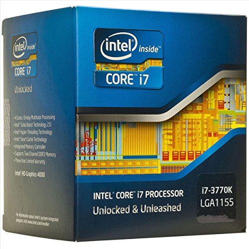 Intel Core i7-3770K Prozessor der dritten Generation (3,5GHz, L3-Cache, Sockel LGA 1155, 77W TDP) von Intel