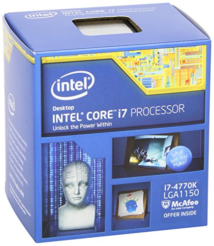 Intel Core i7 4770K Prozessor (3,5GHz, Sockel LGA1150, 8MB Cache) boxed von Intel