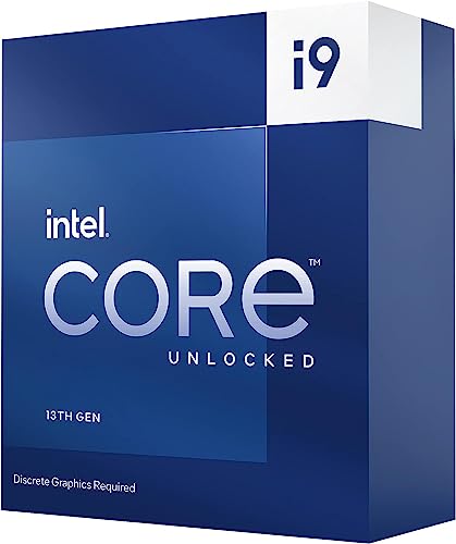 Intel Core i9-13900KF Desktop-PC-Prozessor, 24 Kerne (8 P-Kerne und 16 E-Kerne) 36 M Cache, bis zu 5,8 GHz von Intel