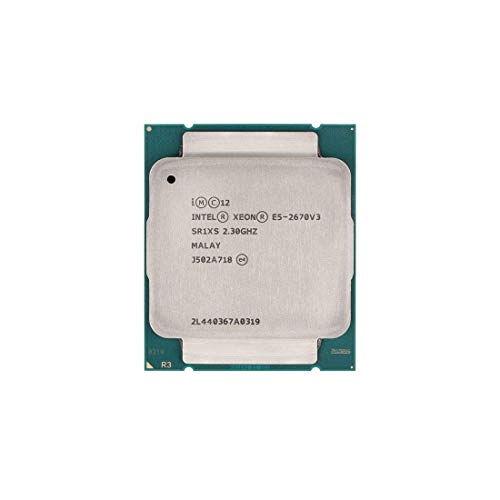 Intel Corporation Intel Xeon E5-2670V3 12-Core-Prozessor 2.30GHz 30Mb Smart Cache 9,60 Gt/S Qpi Tdp 120W CPU Sr1Xs Bx80644E52670V3 von Intel