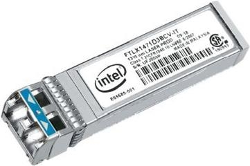 Intel Ethernet SFP+ LR Optics - SFP+-Transceiver-Modul - 10GbE - 1000Base-LX, 10GBase-LR - LC Single-Modus - bis zu 10 km - 1310 nm - für Ethernet Converged Network Adapter X520, X710, Ethernet Server Adapter X520 (E10GSFPLR) (geöffnet) Intel Ethernet SFP+ LR Optics - SFP+-Transceiver-Modul - 10GbE - 1000Base-LX, 10GBase-LR - LC Single-Modus - bis zu 10 km - 1310 nm - für Ethernet Converged Network Adapter X520, X710, Ethernet Server Adapter X520 (E10GSFPLR) (geöffnet) von Intel