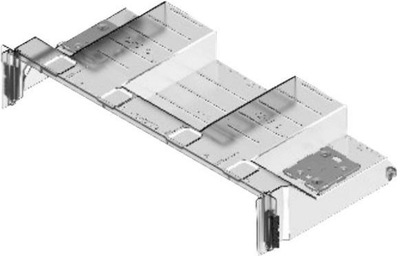 Intel - Luftkanal - 2U - für Server System M50CYP2UR208, M50CYP2UR312 von Intel