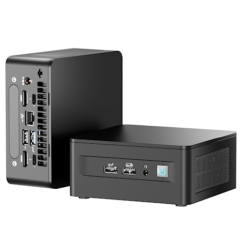 Intel NUC 12 Pro Mini PC Core i5-1240P|12 Kerne 16 Threads Mini Desktop Computer Iris Xe Grafik|16GB RAM 256GB SSD|Windows 11 Pro Desktop Mini Computer|Bluetooth 5.3|WiFi 6E |Thunderbolt4 von Intel