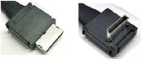 Intel OCuLink Cable Kit AXXCBL450CVCR - Internes SAS-Kabel - 4i MiniLink SAS (SFF-8611) (M) gerade bis 4i MiniLink SAS (SFF-8611) (M) rechtwinklig - 45 cm von Intel