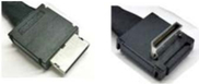 Intel OCuLink Cable Kit AXXCBL800CVCR - Internes SAS-Kabel - 4i MiniLink SAS (SFF-8611) (M) gerade bis 4i MiniLink SAS (SFF-8611) (M) rechtwinklig - 80 cm von Intel