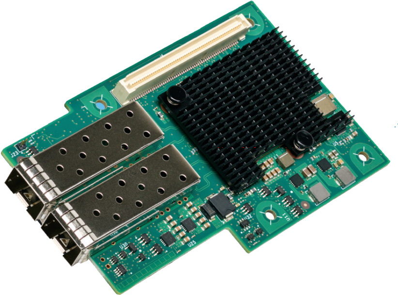 Intel XXV710-DA2 for OCP Eingebaut Faser 25000Mbit/s Netzwerkkarte (XXV710DA2OCP2) (geöffnet) von Intel