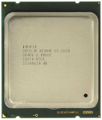 Intel Xeon Eight-Core E5-2650 2.0GHz 8.0GT/s 20MB LGA2011 Prozessor ohne Lüfter, Einzelhandel BX80621E52650 von Intel