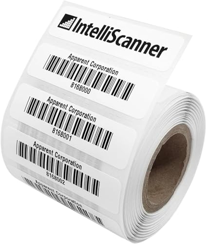 IntelliScanner Asset Tags (Rolle mit 500 Stück) von IntelliScanner