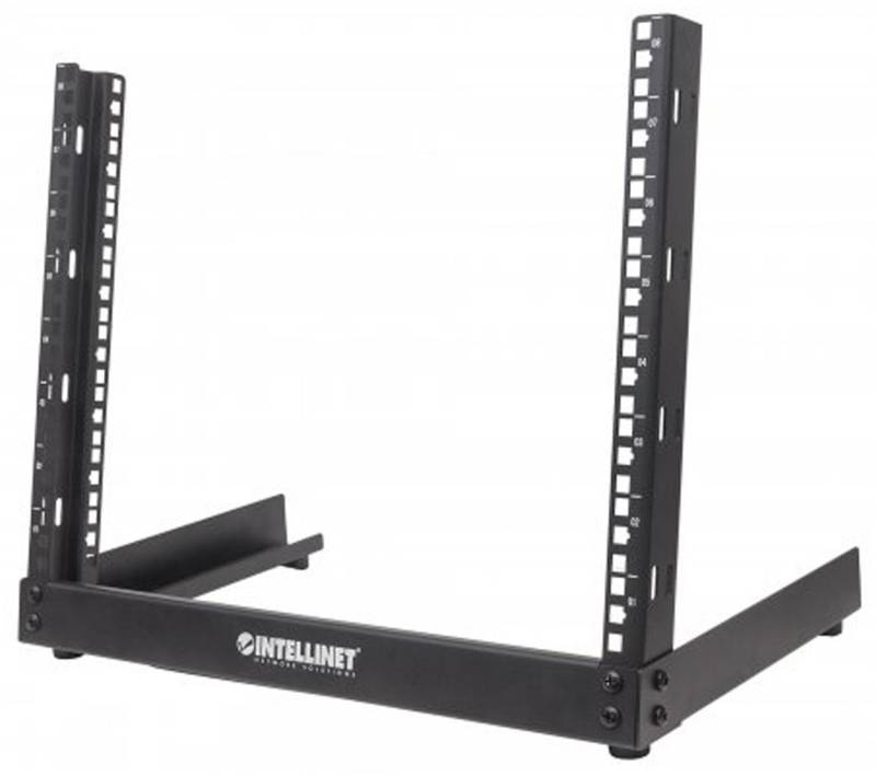 19" 2-Pfosten Desktop Laborgestell schwarz 8HE von Intellinet