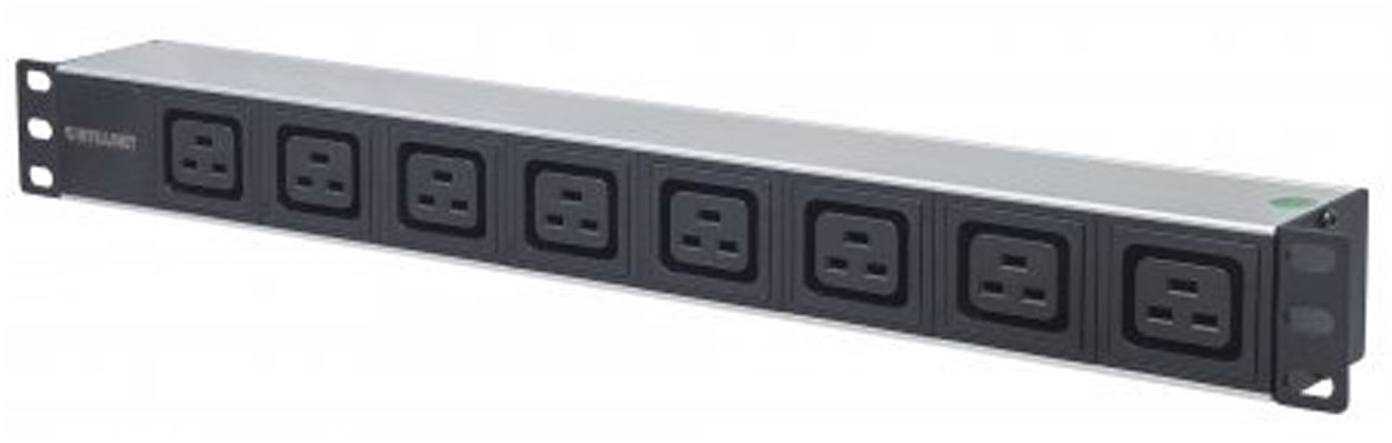 19" Kaltgerätebuchse 8-fach C19 PDU 19" Kaltgerätebuchse 8-fach C19 PDU von Intellinet