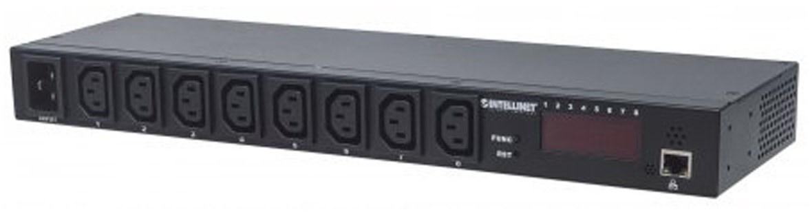 19" Kaltgerätebuchse 8-fach IP C13 von Intellinet
