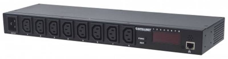 19" Kaltgerätebuchse 8-fach IP C13 von Intellinet