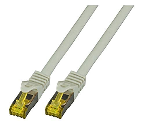 EFB-Elektronik - CAT. 6A Netzwerkkabel - 1 m LAN Kabel Ethernet Kabel Patchkabel mit Klinken-/Knickschutz - RJ45 Anschluss, S/FTP LSZH - grau von Intellinet