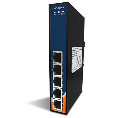 EMACHINE I-SWHUB IND-719 - Unmanaged Ethernet Switch Gigabit 5 Ports 10/100/1000Base-T (X) Slim von Intellinet