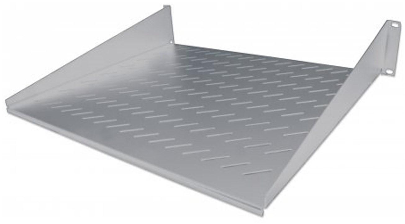 Fachboden 2HE (483x400 mm) grau bis 25 kg von Intellinet