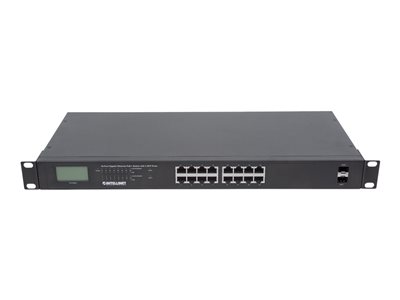 INT 16-Port Gigabit Ethernet PoE+ Switch INT 16-Port Gigabit Ethernet PoE+ Switch von Intellinet