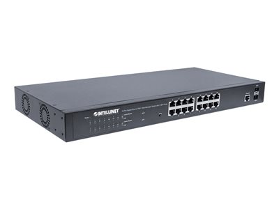 INT 16-Port Gigabit Ethernet PoE+ Switch INT 16-Port Gigabit Ethernet PoE+ Switch von Intellinet
