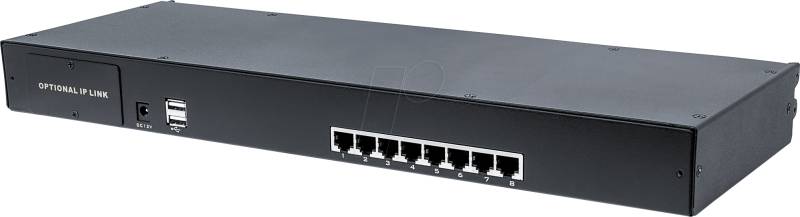 INT 507882 - 8-Port KVM Switch, Cat5/VGA von Intellinet