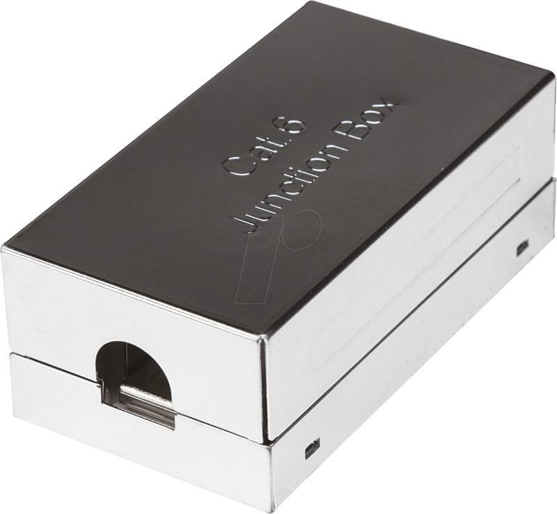 INT 512381 - Cat6 Verbindungsbox, FTP, Silber von Intellinet