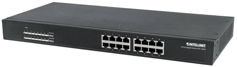 INT 560993 - Switch, 16-Port, Gigabit Ethernet von Intellinet