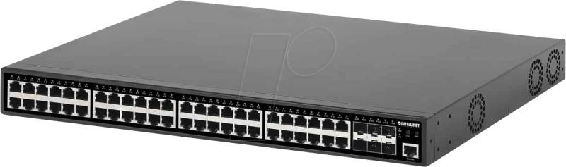 INT 561969 - Switch, 54-Port, Gigabit Ethernet, PoE+, SFP+ von Intellinet