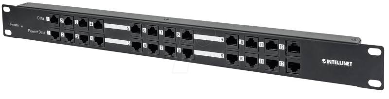 INT 720342 - Patchpanel, 19”, 24-Port , Cat.5e, 1 HE von Intellinet