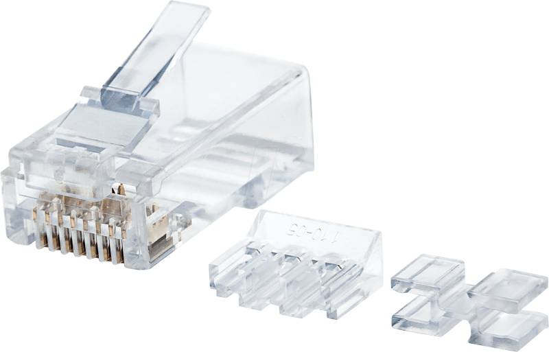 INT 790536 - CAT6 Modularstecker Pro Line, 3-Punkt, 80 Stk von Intellinet