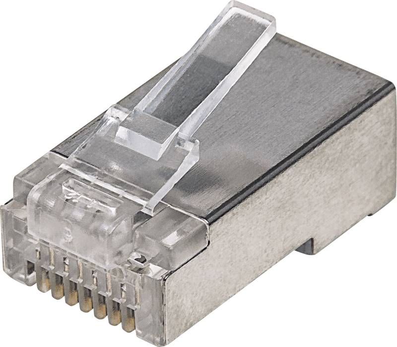 INT 790574 - CAT5e Modularstecker, STP, 3-Punkt, 100 Stk von Intellinet