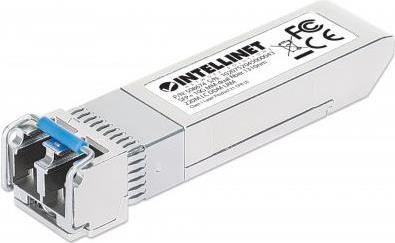 INTELLINET 10 Gigabit SFP+ Mini-GBIC Transceiver f�r LWL-Kabel 10GBase-LRM (LC) Multimode-Port, 220 m, MSA-konform f�r maximale Kompatibilit�t, silber (508674) von Intellinet